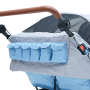 Multi purpose back stroller pockets