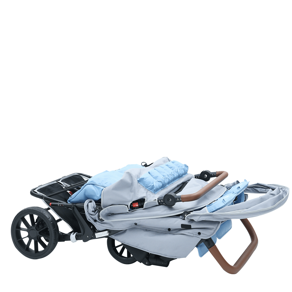 DSJ06 multi passenger stroller easy folding