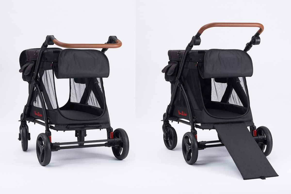 stroller with zippers for easy access